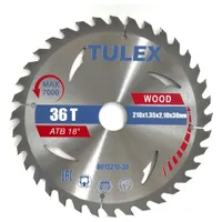 Диск пильный по дереву TULEX 210х30мм 8015210-36