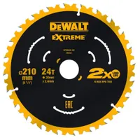 Диск пильный DeWALT "EXTREME" 24T 210х30мм DT20432-QZ