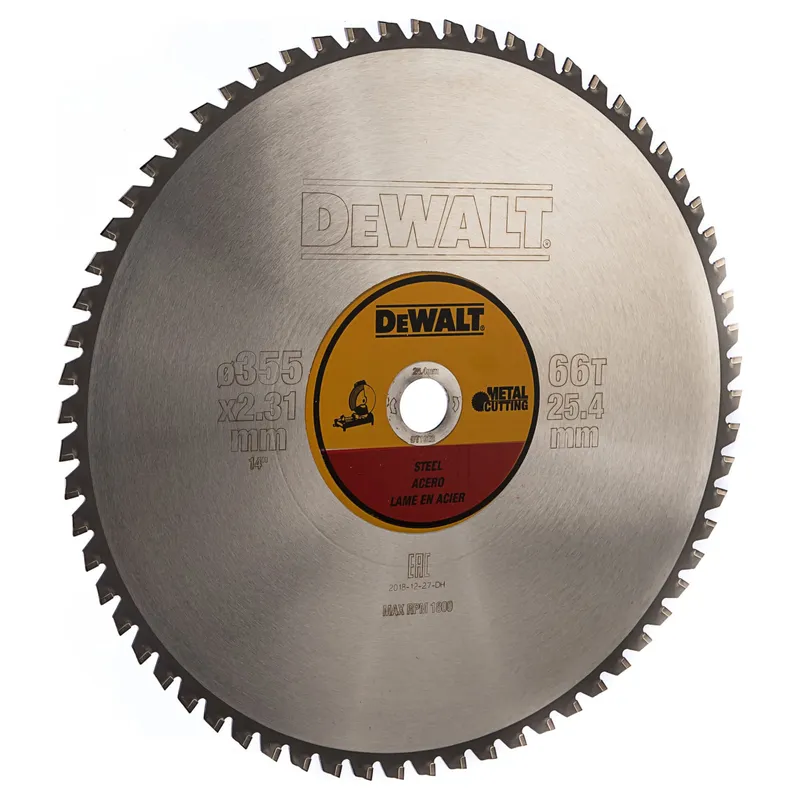 Диск отрезной по стали DeWALT METAL CUTTING 355х1.95х25.4мм DT1926-QZ