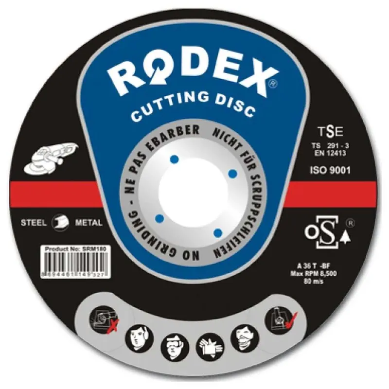 Диск отрезной алмазный по металлу RODEX 115х1.6х22мм SRM16115