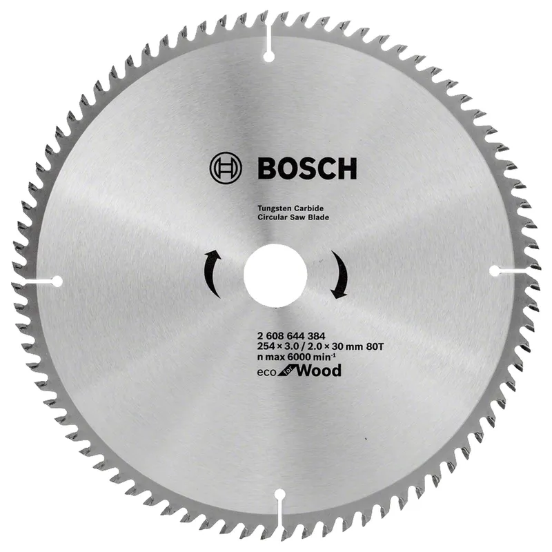 Диск пильный по дереву Bosch Т80 254х30мм 2608644384