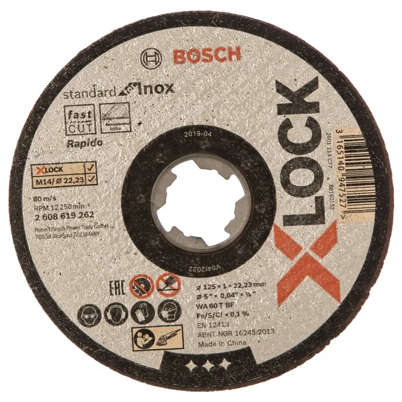 Диск отрезной Bosch 125х22.2мм 2608619262