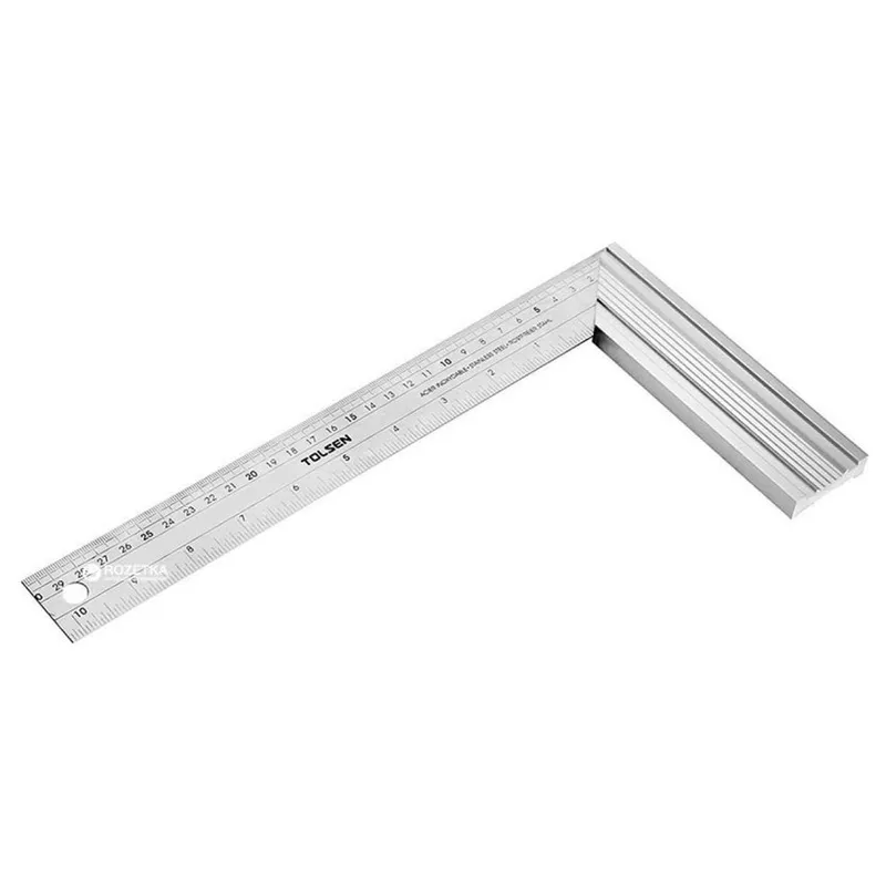 Алюминиевый угольник TOLSEN 300х36х1мм 35039