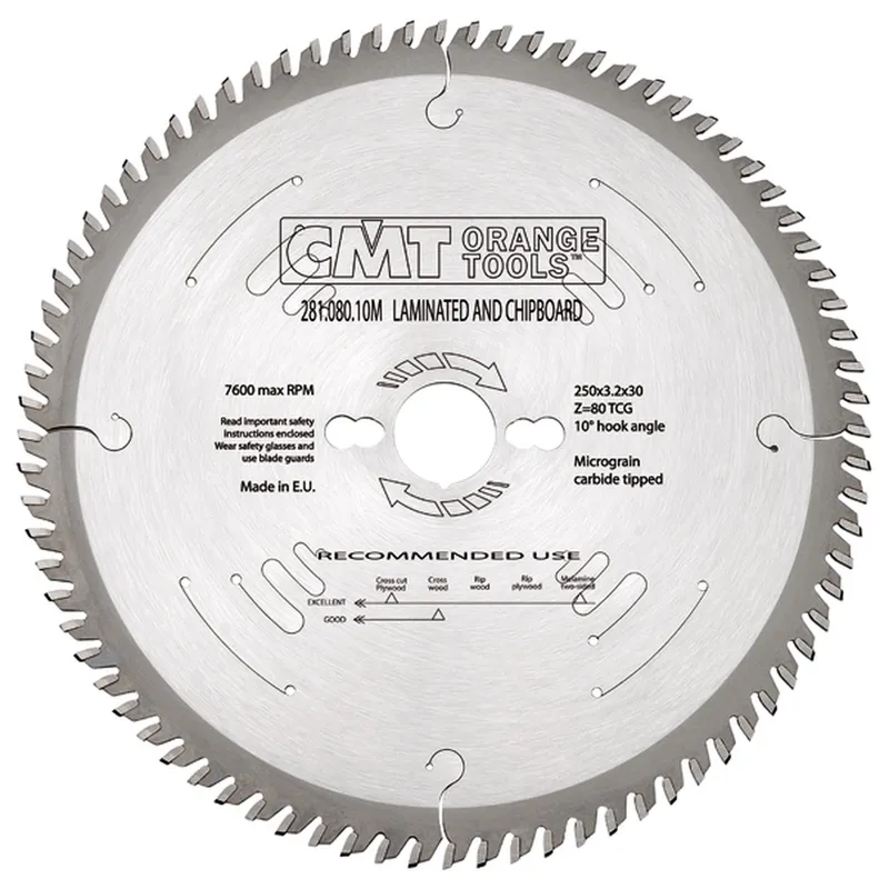 Диск пильный по дереву CMT Z80 250х30мм 281.080.10М