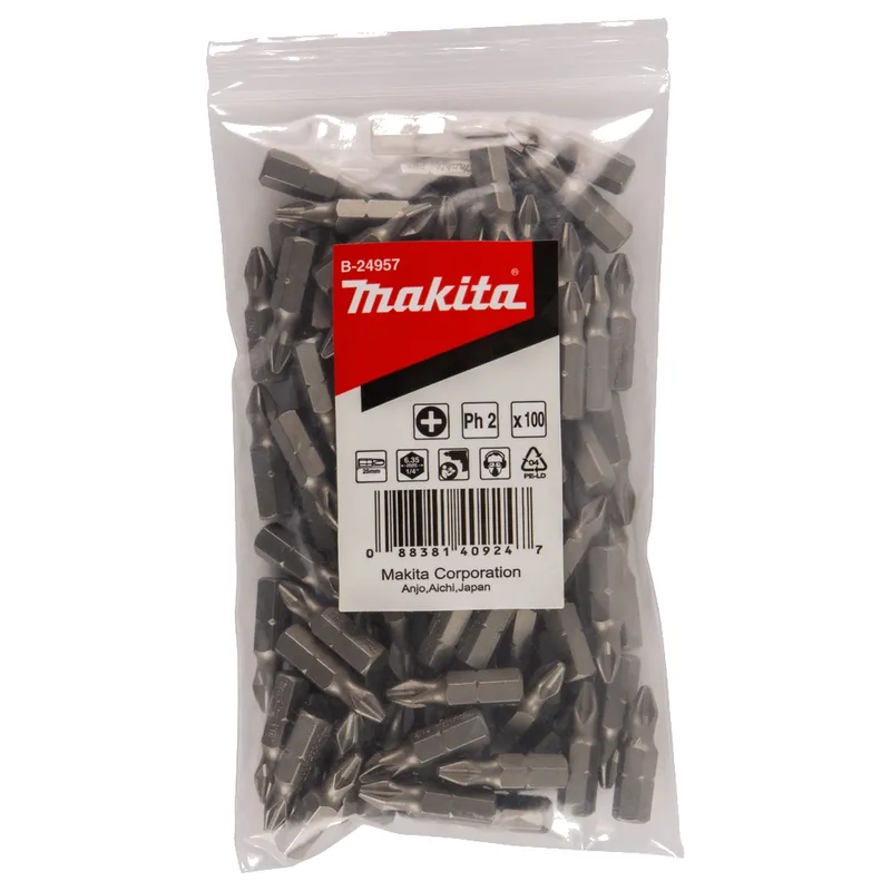 Насадка Makita PH2 25мм C-form 100шт. B-24957