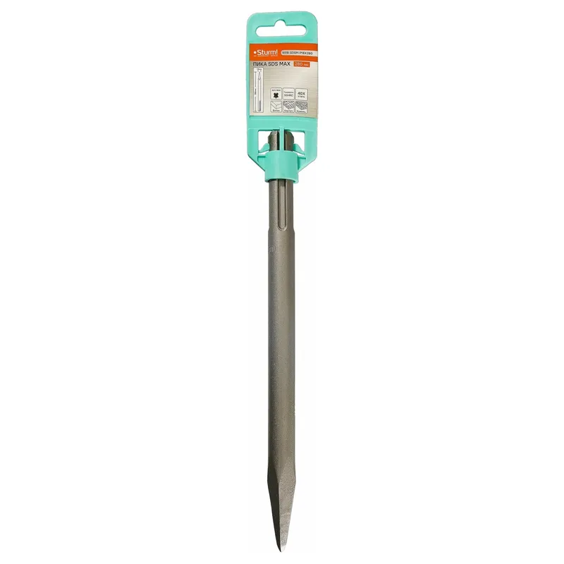 Зубило пикообразное Sturm! SDS-Max 18х280мм 9018-SDSM-P18X280
