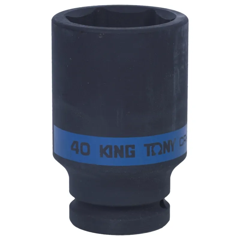 Головка торцевая ударная глубокая шестигранная KING TONY 3/4" 40мм 643540M