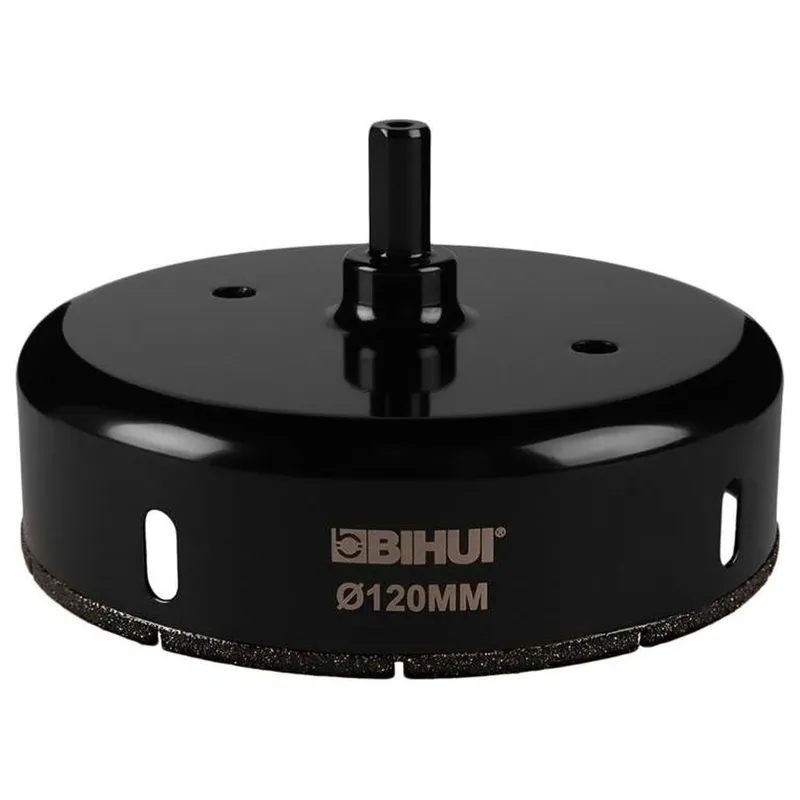 Коронка алмазная по стеклу и керамике BIHUI 120мм DBW120