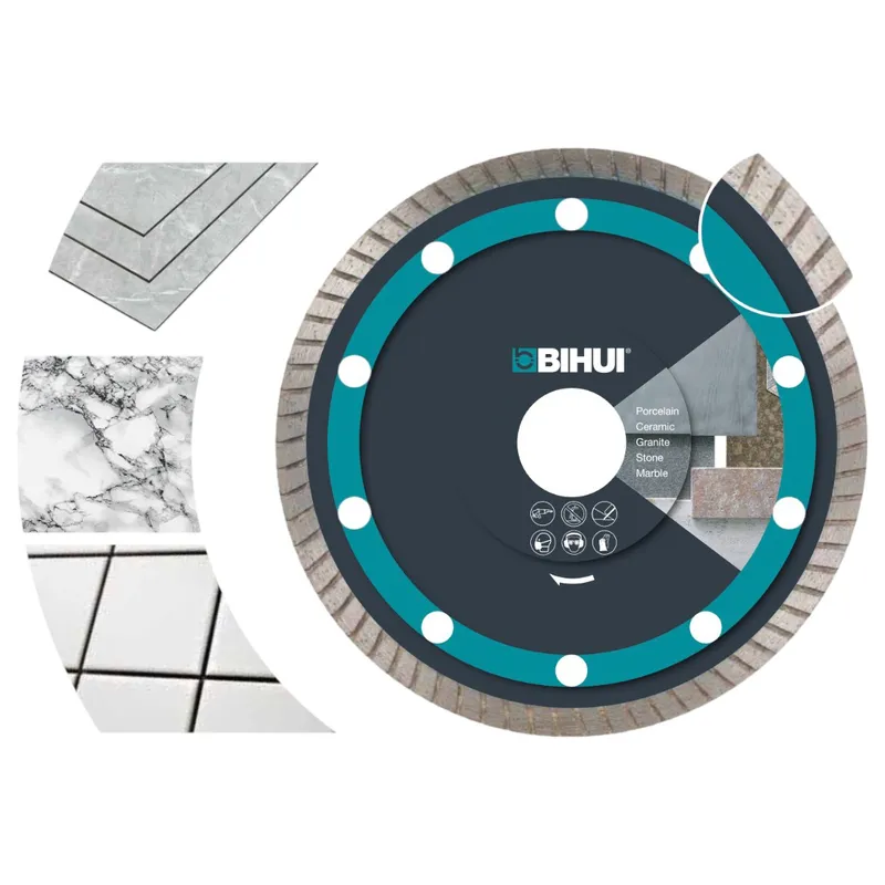 Диск алмазный BIHUI "SUPER THIN TURBO" 115мм DCBT115