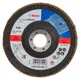 Круг лепестковый торцевой Bosch 125х22.2мм K80 2608603658