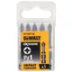 Биты ударные DEWALT "EXTREME" IMPACT TORSION PZ1 57мм 5шт. DT7390T-QZ